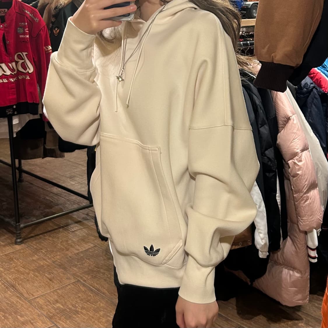 [HI] 아디다스 후드티 크림 상품이미지4