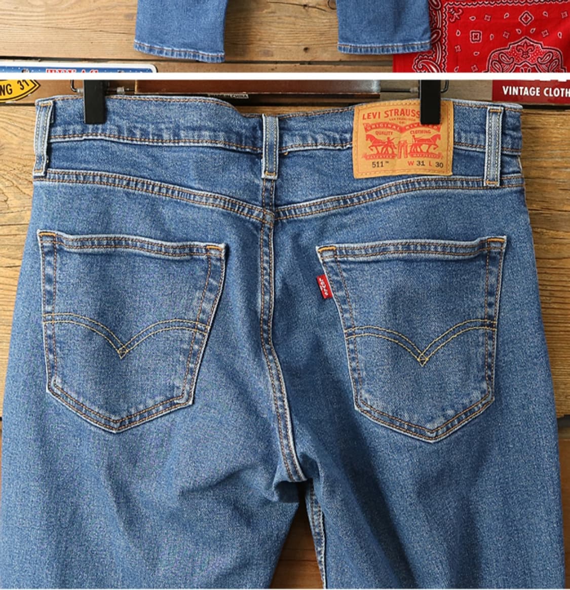
levis 리바이스 511 슬림핏 데님 30-31 상품이미지5