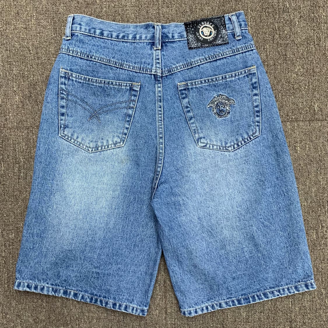 [29] VTG 자수 버뮤다 하프 데님팬츠 상품이미지2