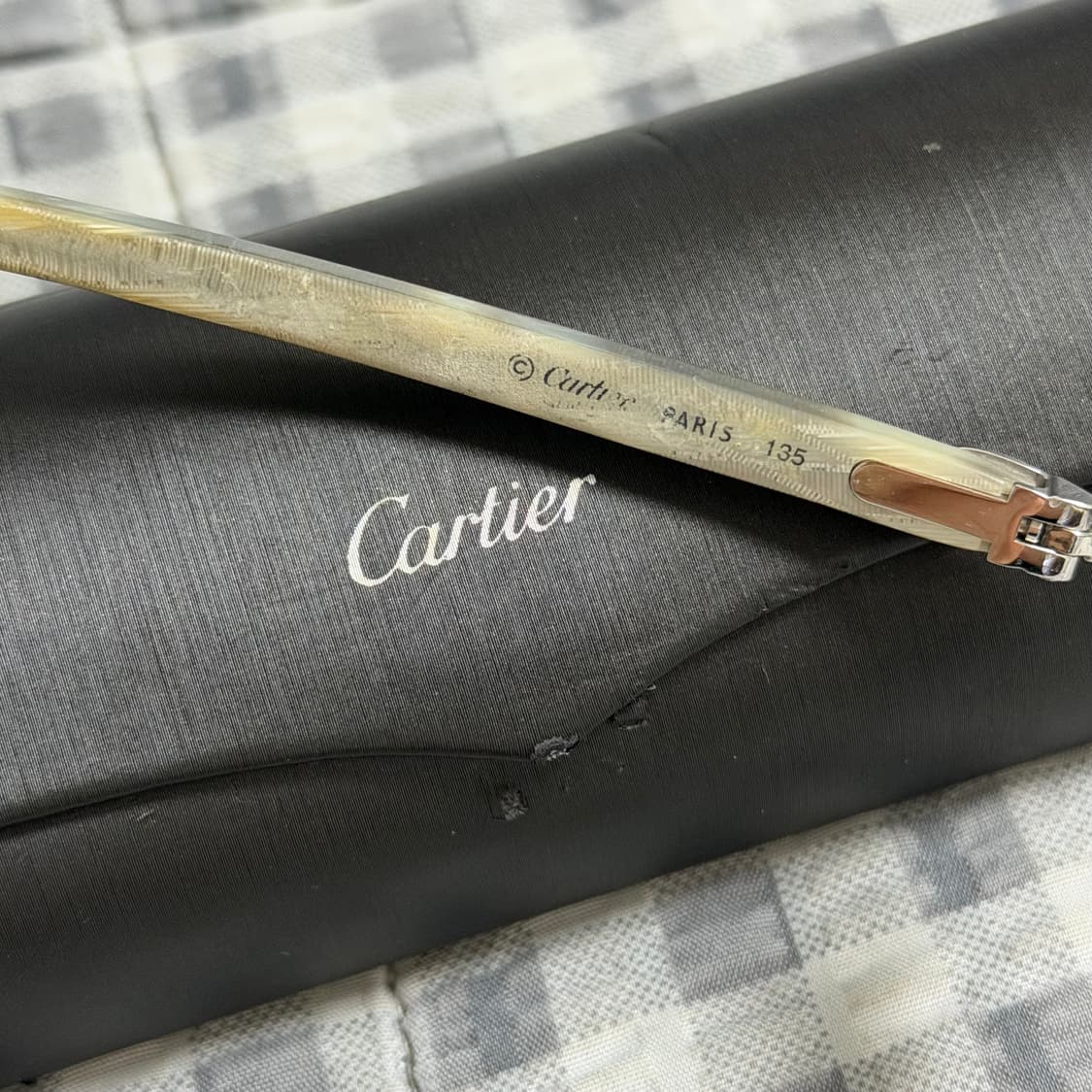 (OS) Cartier 까르띠에 빈티지 클래식 무테 안경 상품이미지9
