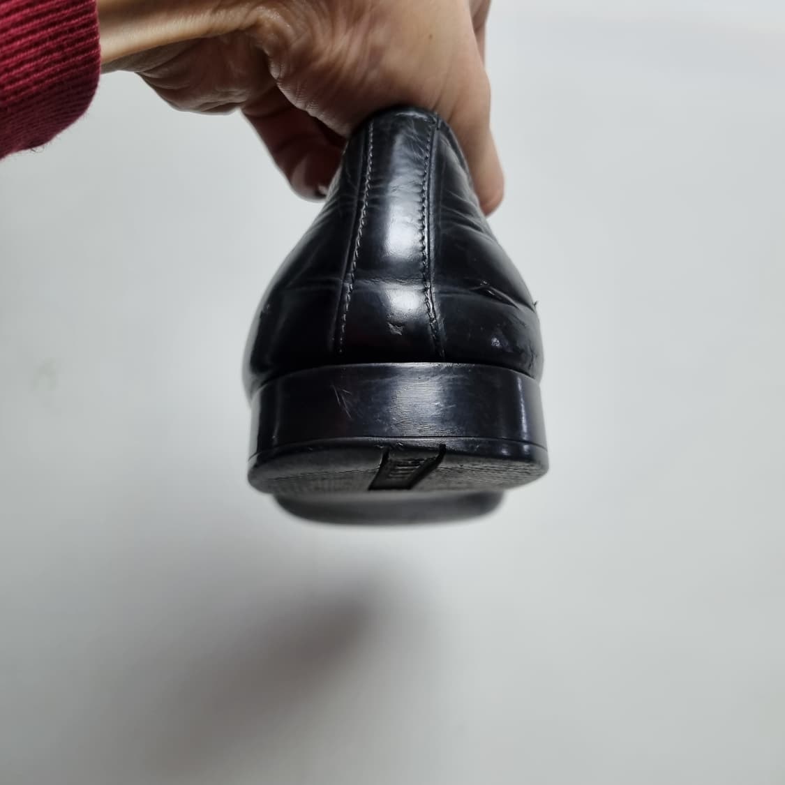 프라다 밴딩 로퍼 블랙 uk9 상품이미지9