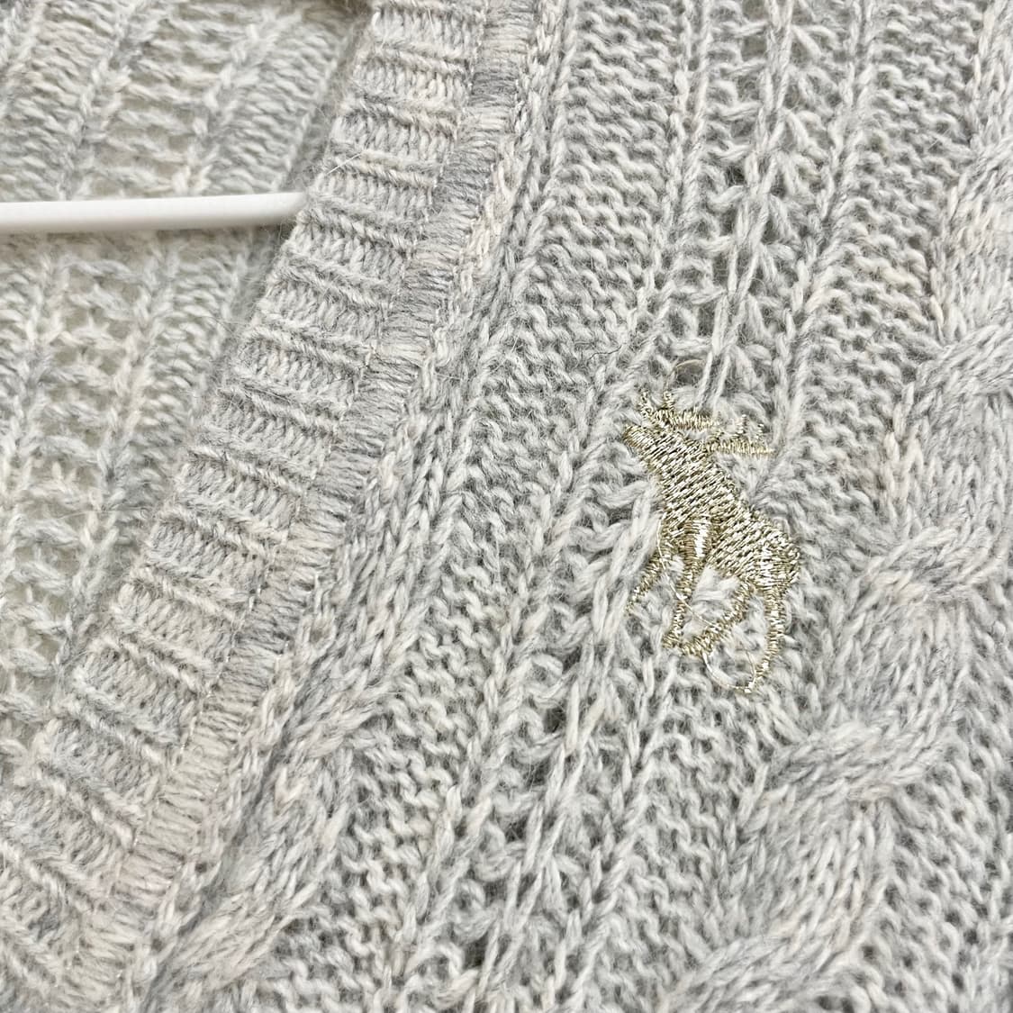 Aberrombie 아베크롬비 핀터깔 그레이 딱붙 니트아베니트 아베딱붙 상품이미지5