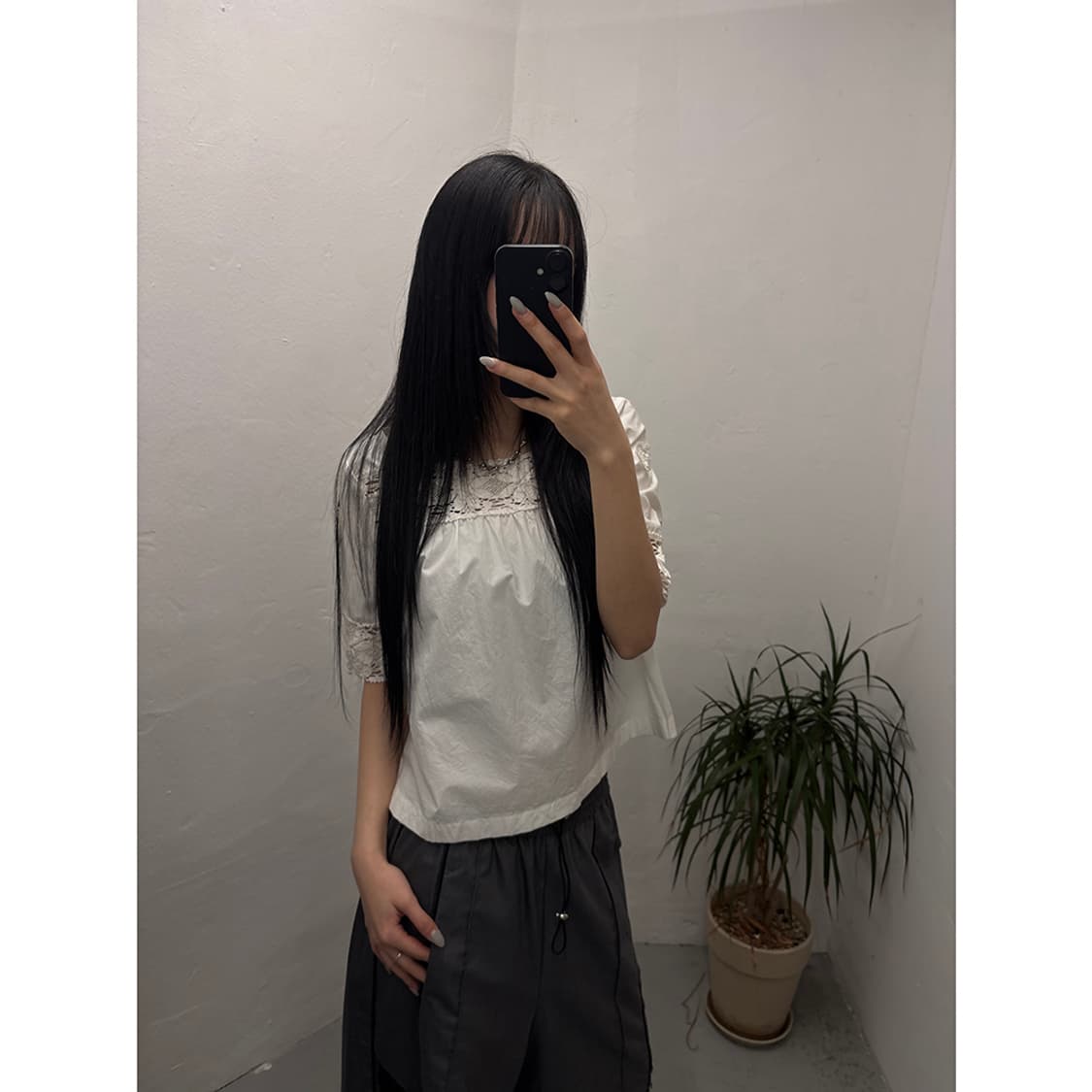 tricot COMME des GARCONS Lace Blouse 상품이미지2