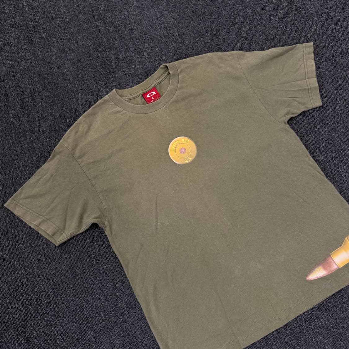 오클리 총알 프린팅 아카이브 빈티지 반팔 티셔츠 상품이미지2