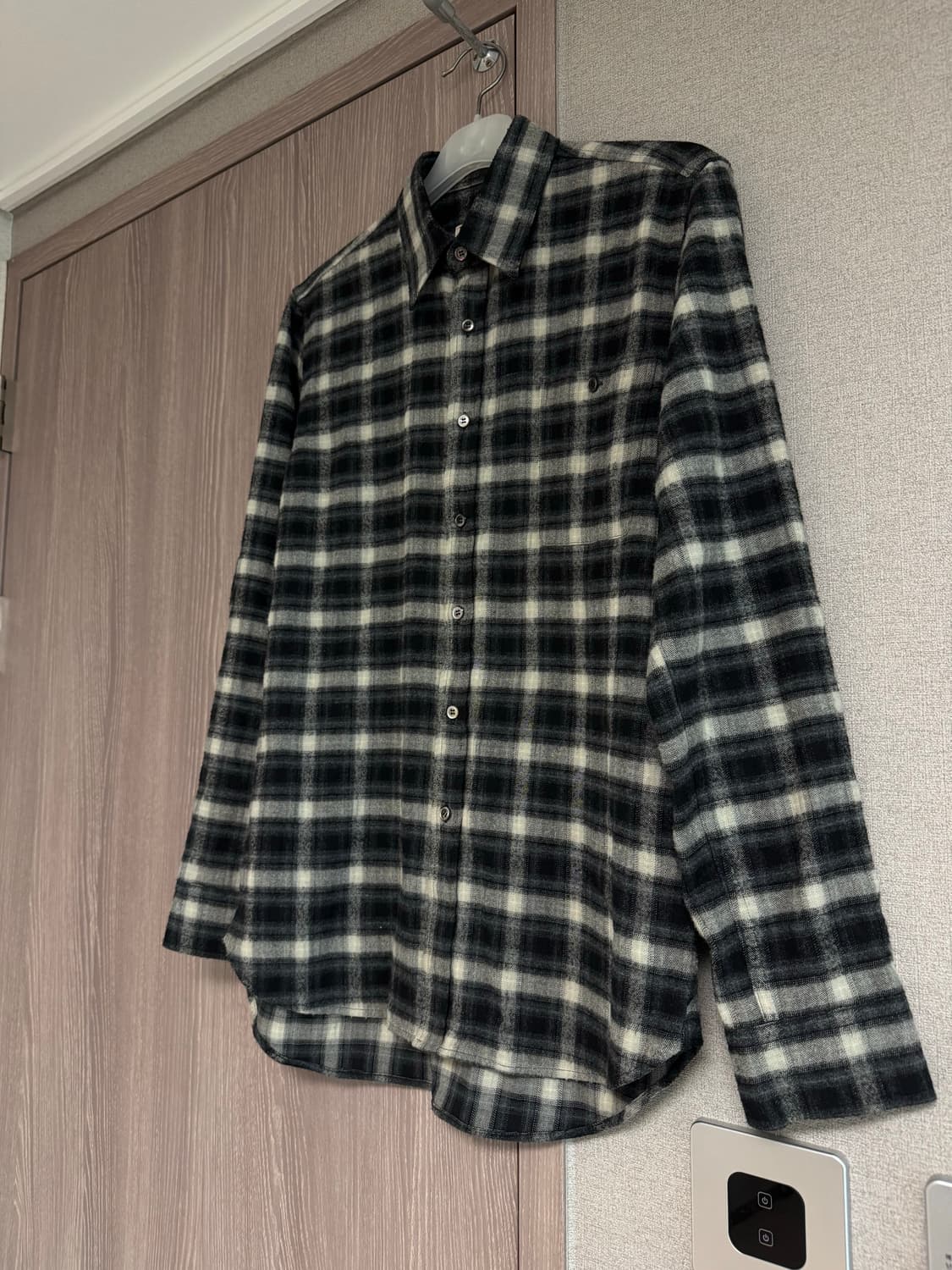 [Demian] 데미안 체크 플란넬 셔츠 (M) 상품이미지7