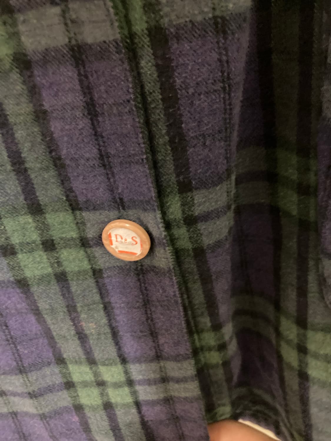 체크 우드 자켓 상품이미지7