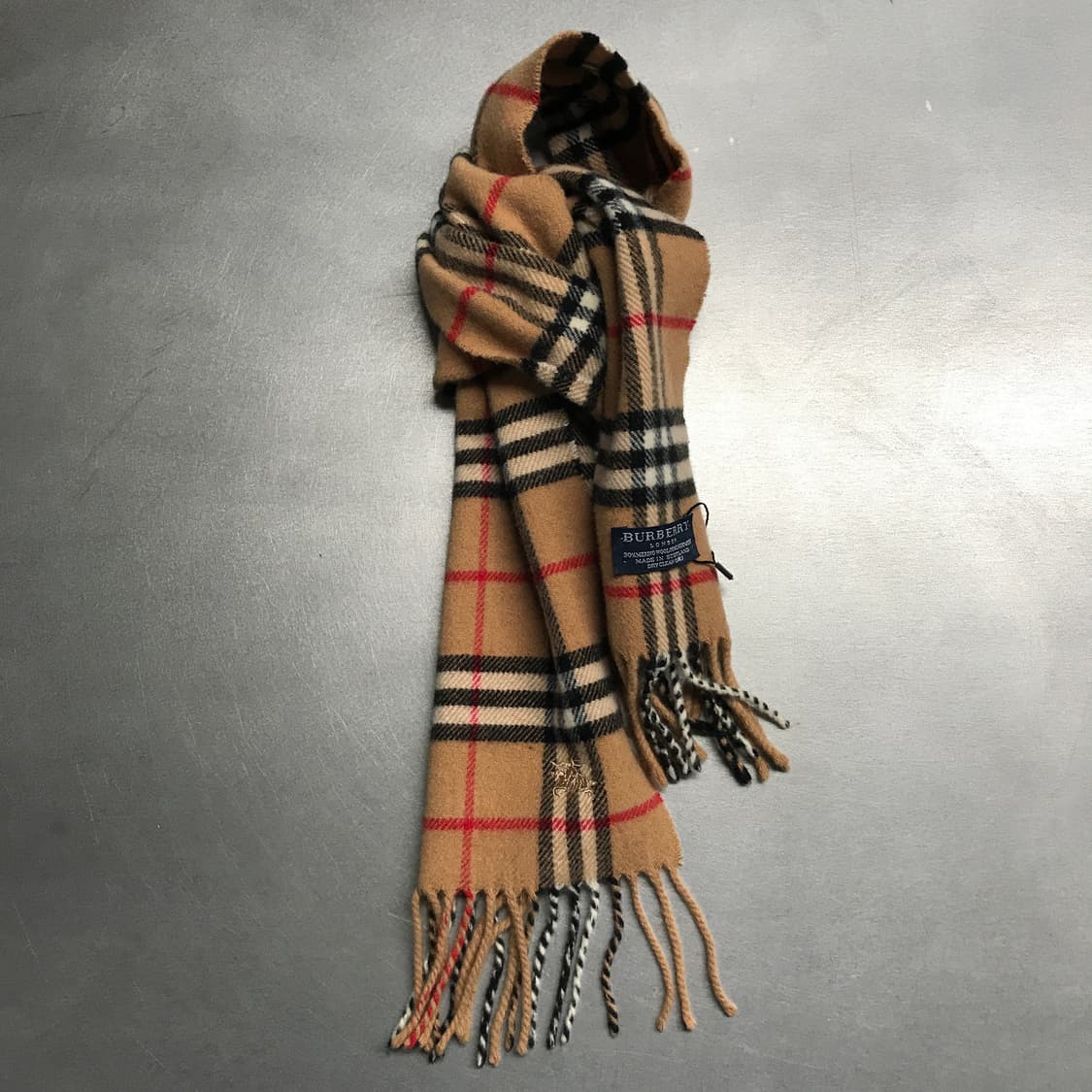 버버리 정품 울/캐시미어 머플러 베이지 상품이미지1