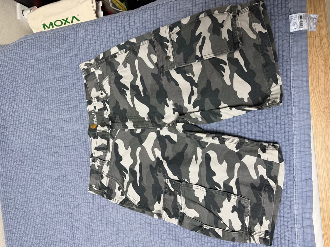 칼하트 카모 반바지 34 carhartt rugged cargo camo 상품이미지1