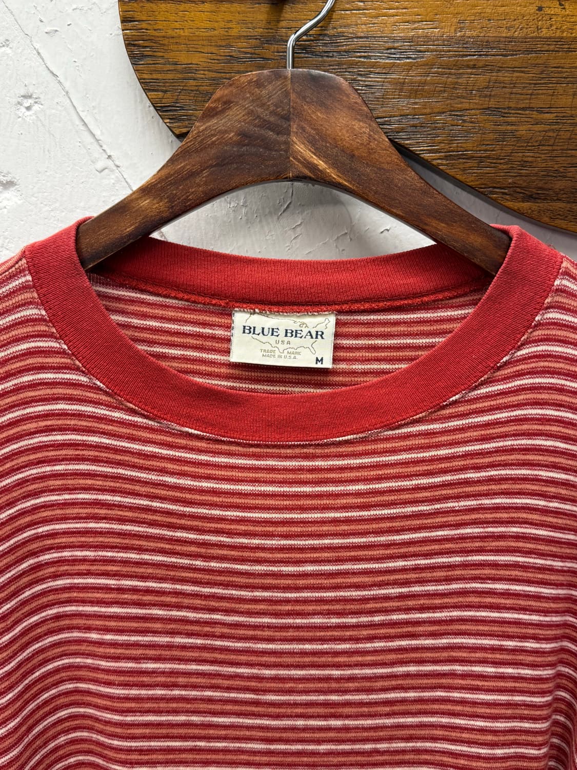 USA BLUE BEAR Striped Short Sleeve 상품이미지4
