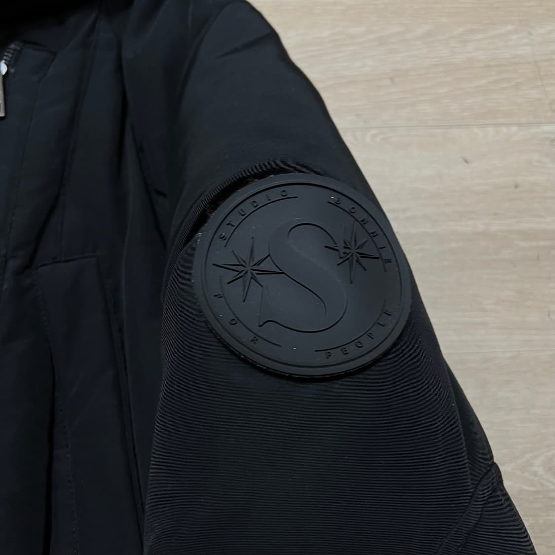 스튜디오 보니 여성 프리미엄 하이넥 덕다운 롱패딩 점퍼 [블랙] M/95 상품이미지4