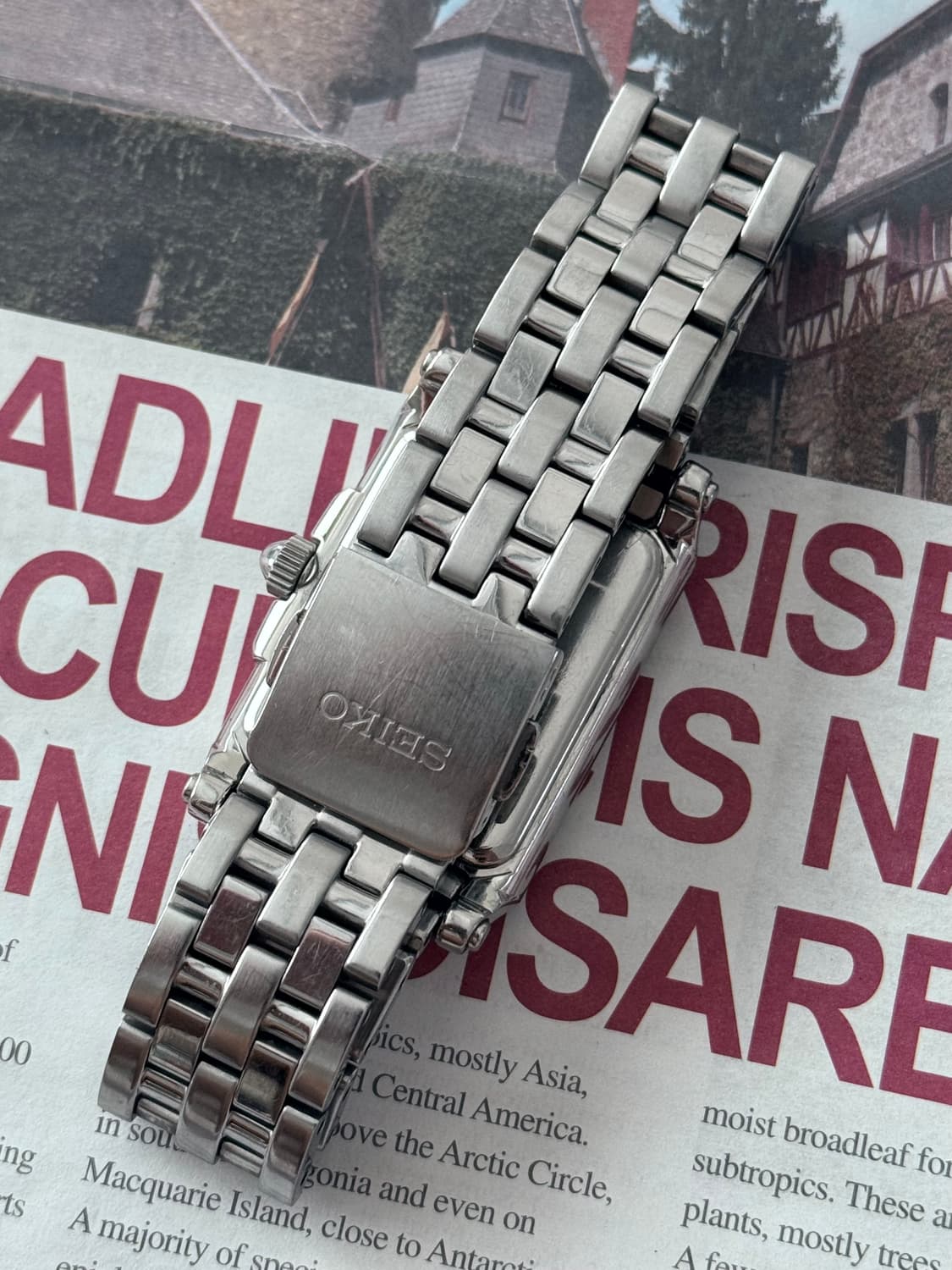 Seiko 세이코 Premium 스퀘어 탱크 데이트 상품이미지3