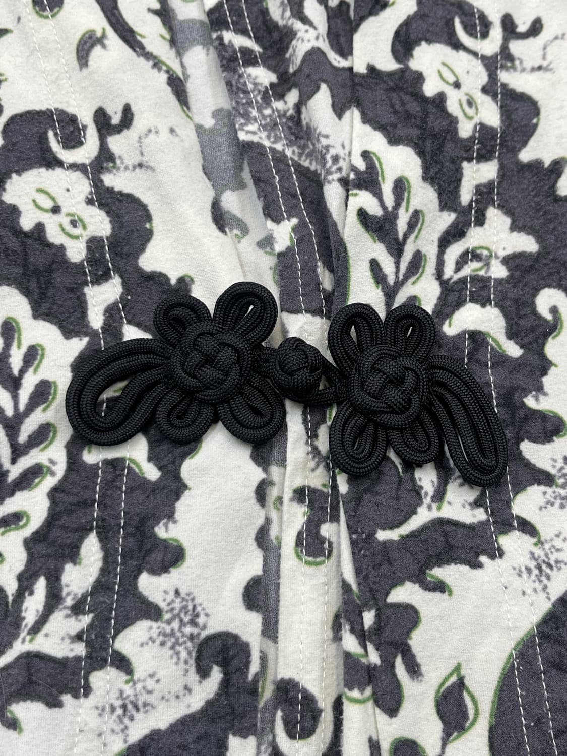 요지 야마모토 다마스크 오리엔탈 버튼 가디건 상품이미지4