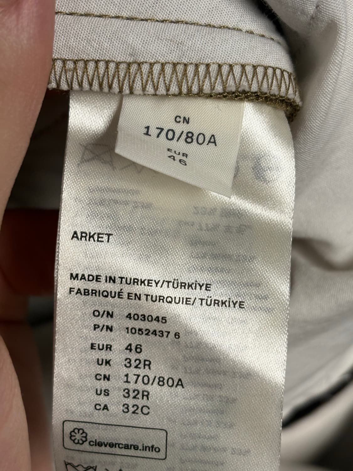 ARKET 모 슬랙스 46사이즈 상품이미지5