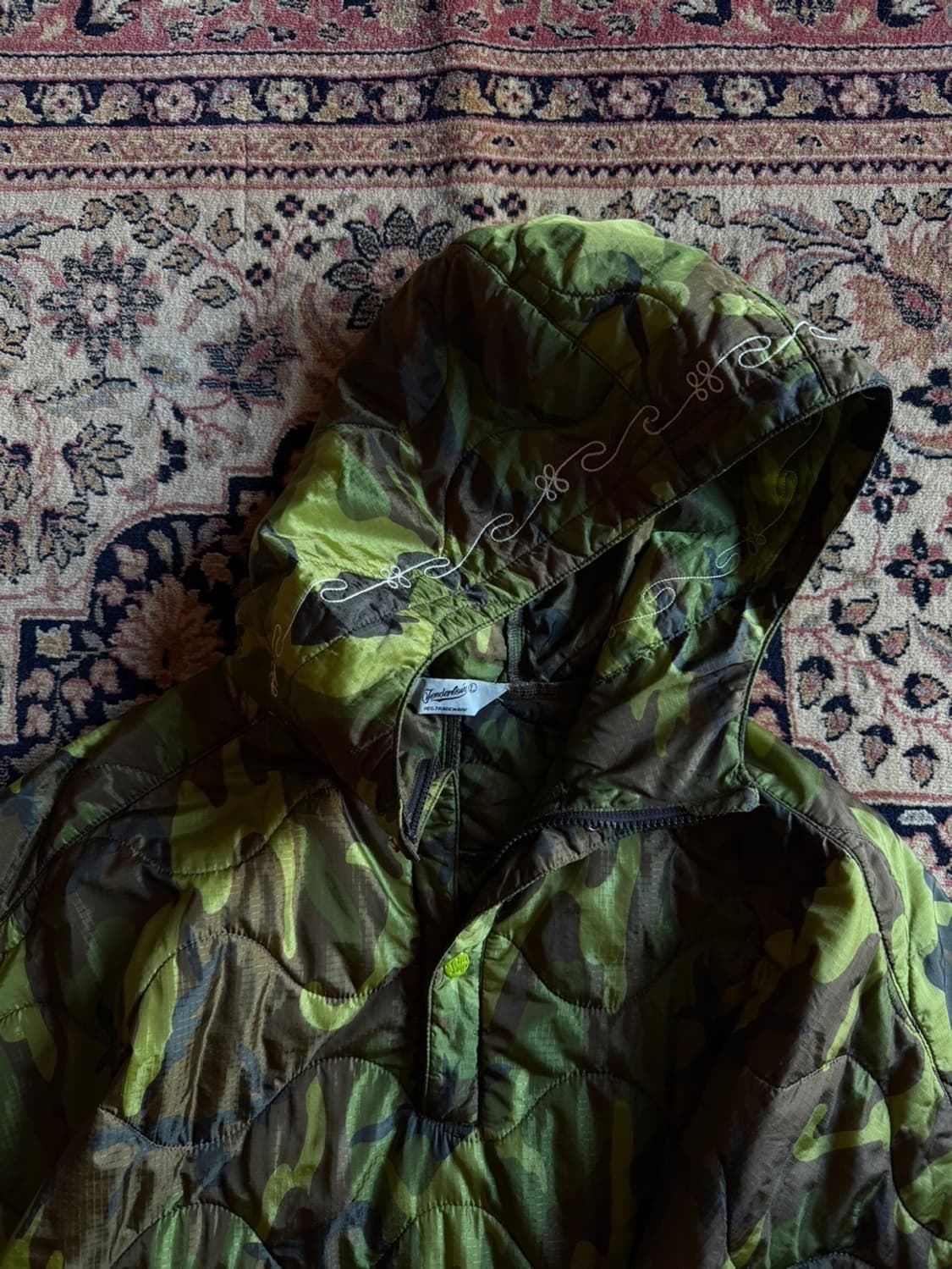 텐더로인 카모플라주 후드 판초 자켓  상품이미지2