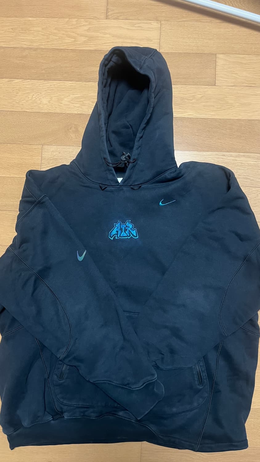 나이키와 오프화이트 콜라보 후드티 XL 사이즈입니다 상품이미지1