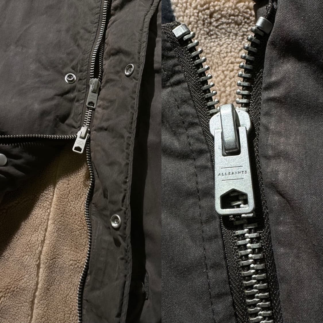 올세인츠 왁스드 피쉬테일 야상 필드자켓 상품이미지6