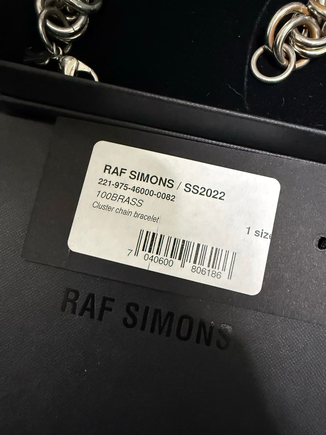 Raf Simons Cluster Chain Bracelet 체인 팔찌 상품이미지3