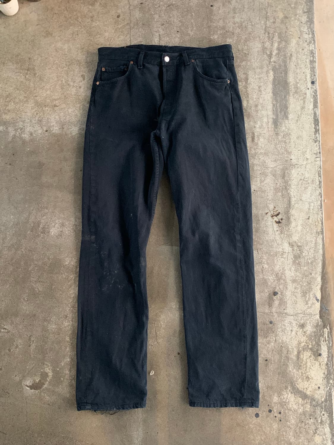 90s 리바이스 501 블랙 데님팬츠 36X34 상품이미지1