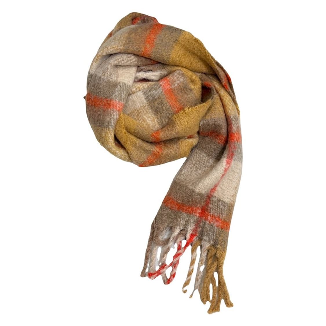 MANGO 체크 머플러 상품이미지7