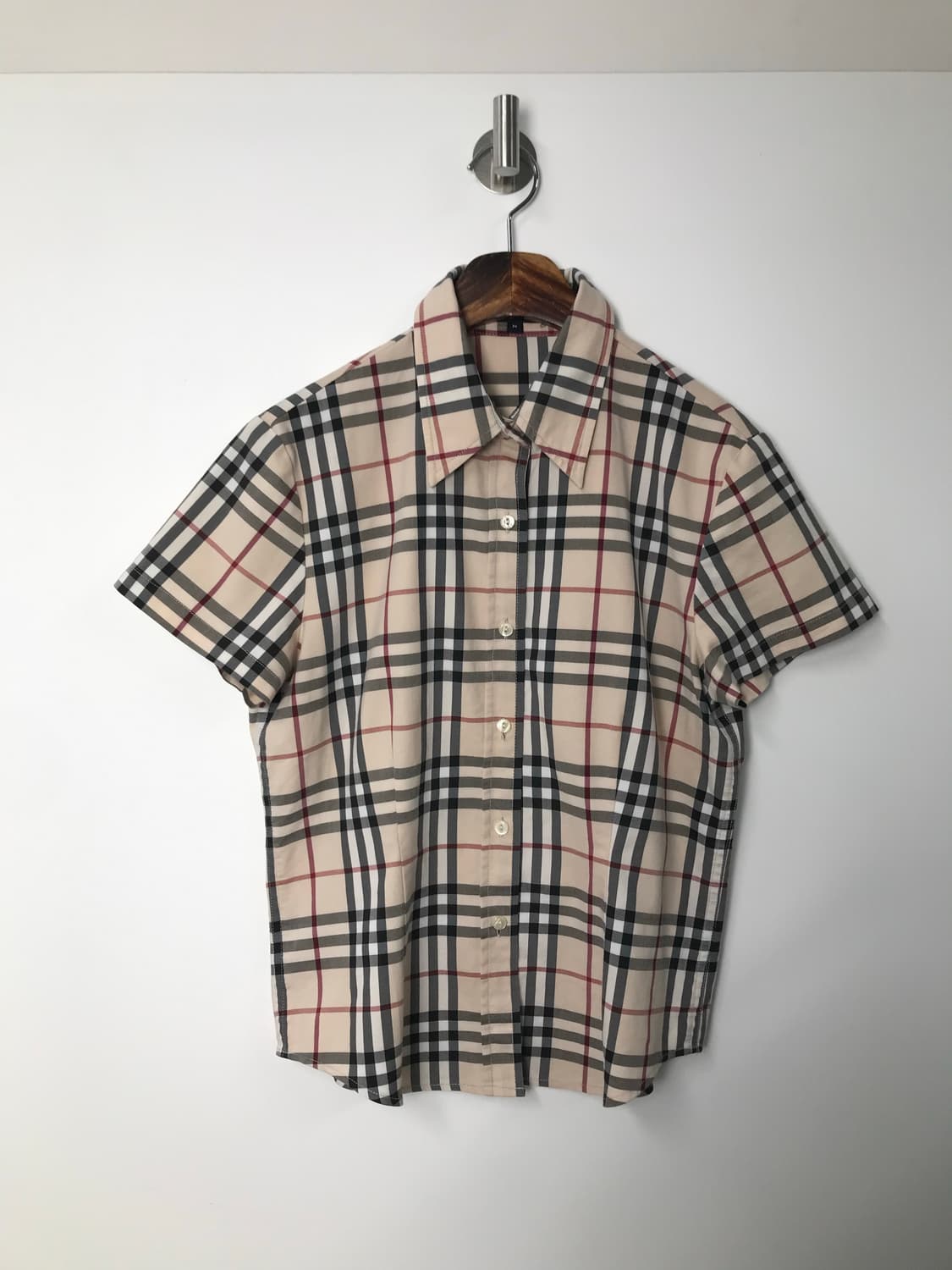 버버리 노바체크 반팔 셔츠 상품이미지2