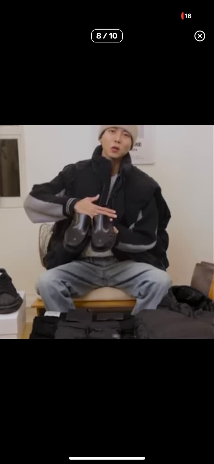 [44] 아크네스튜디오 AS 블랙 로퍼 주우재신발 상품이미지8