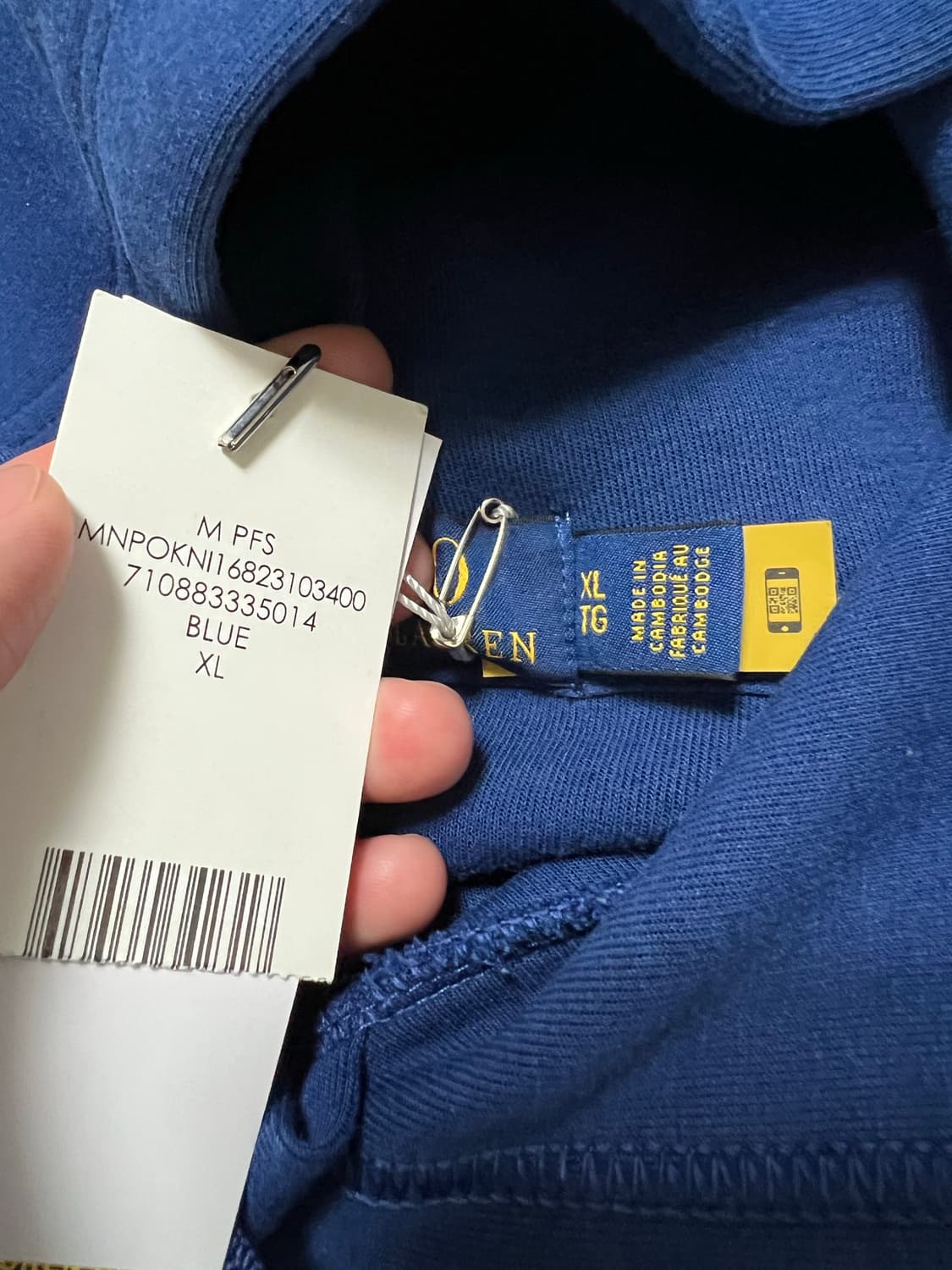 (XL) 폴로 더블니트 후드티 (기모X) 상품이미지4