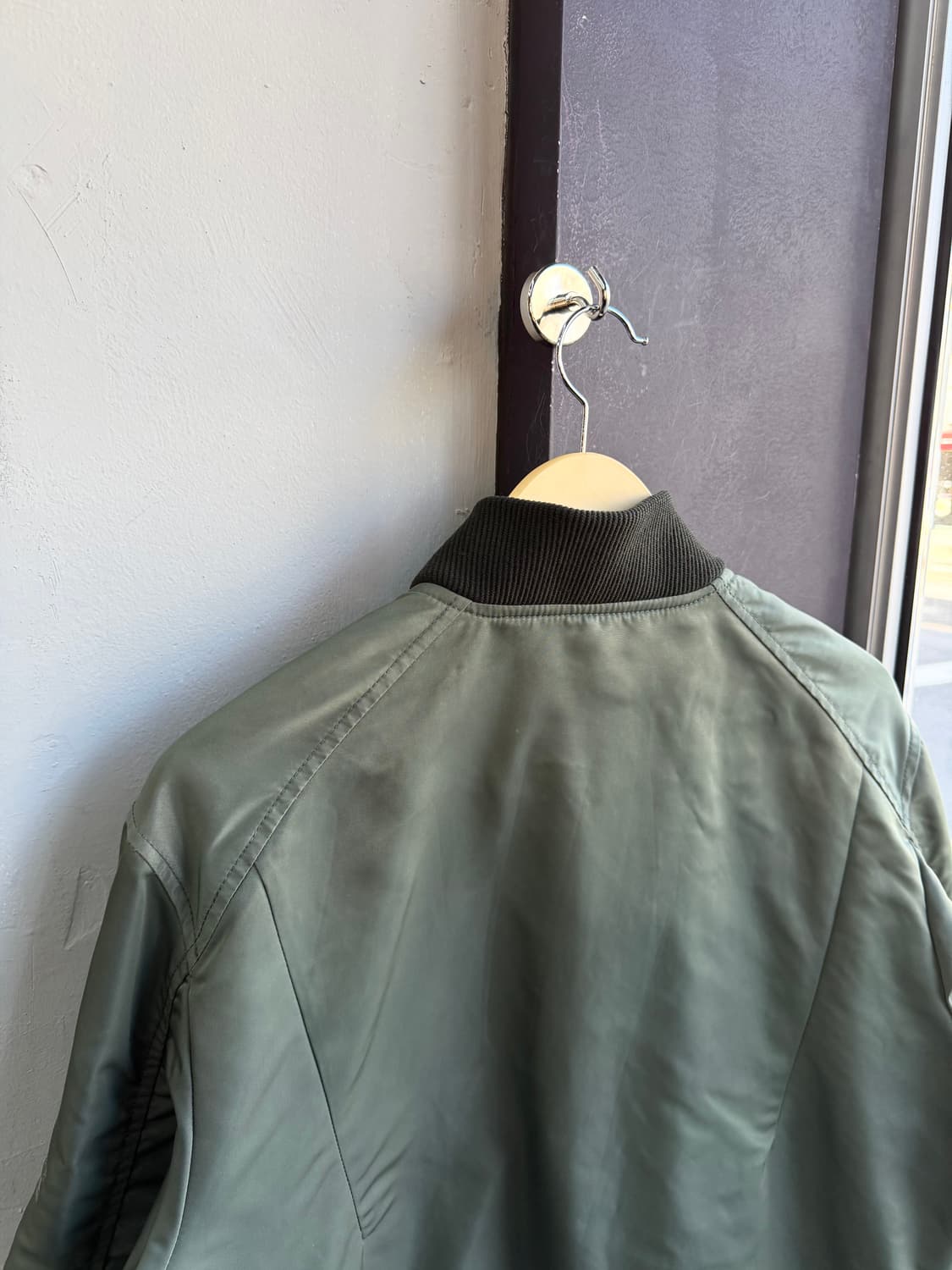 105/ 시스템옴므 MA-1 나일론 봄버 자켓 상품이미지7