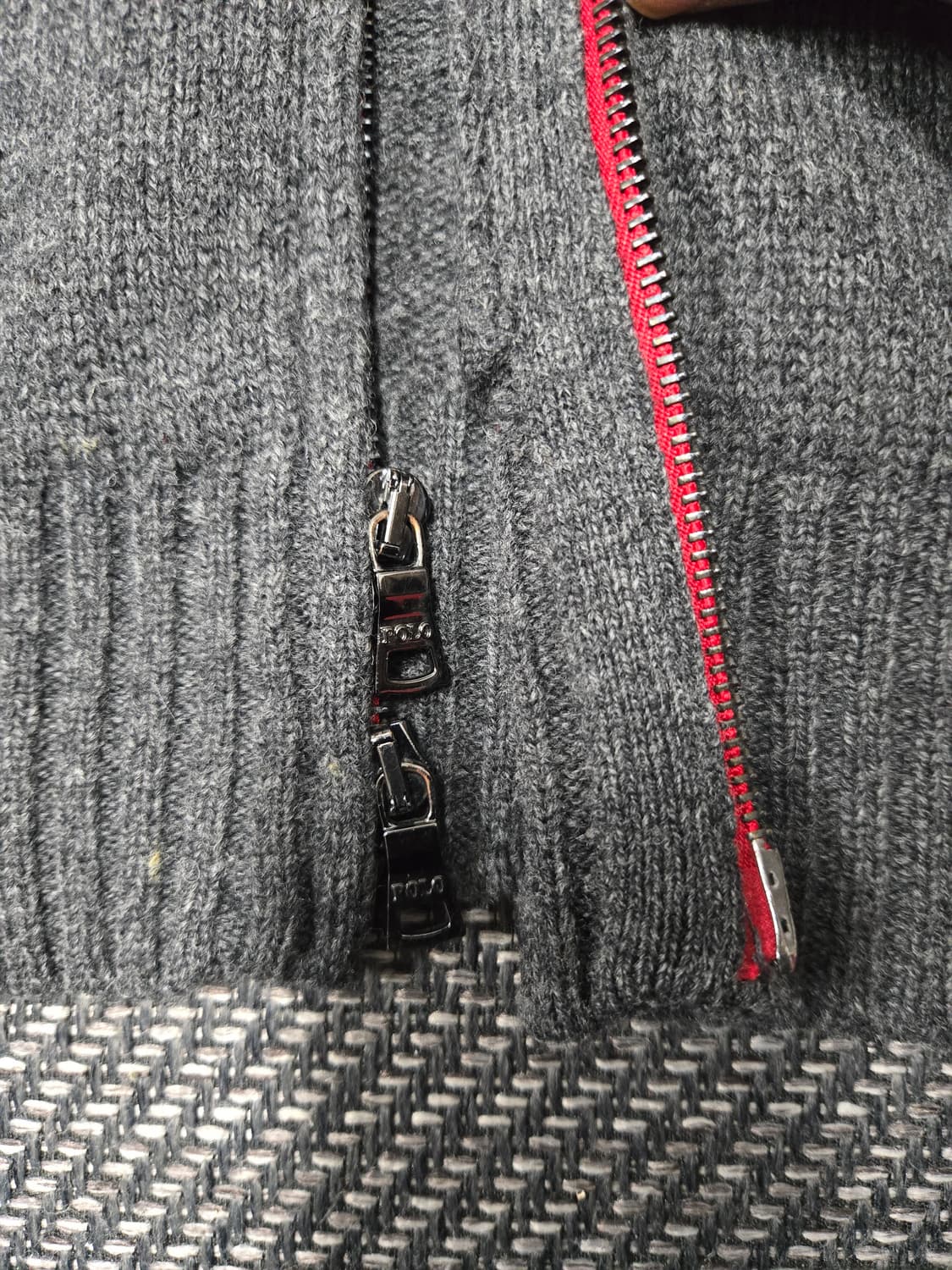 폴로랄프로렌 그레이 집업 니트 가디건 상품이미지4