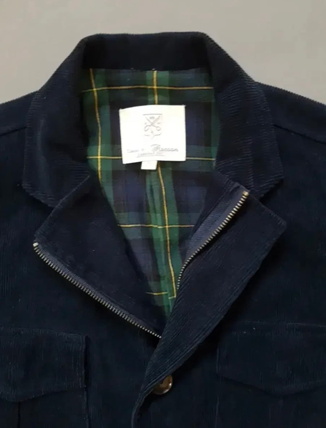 코듀로이 스포츠 자켓 네이비 L 상품이미지2