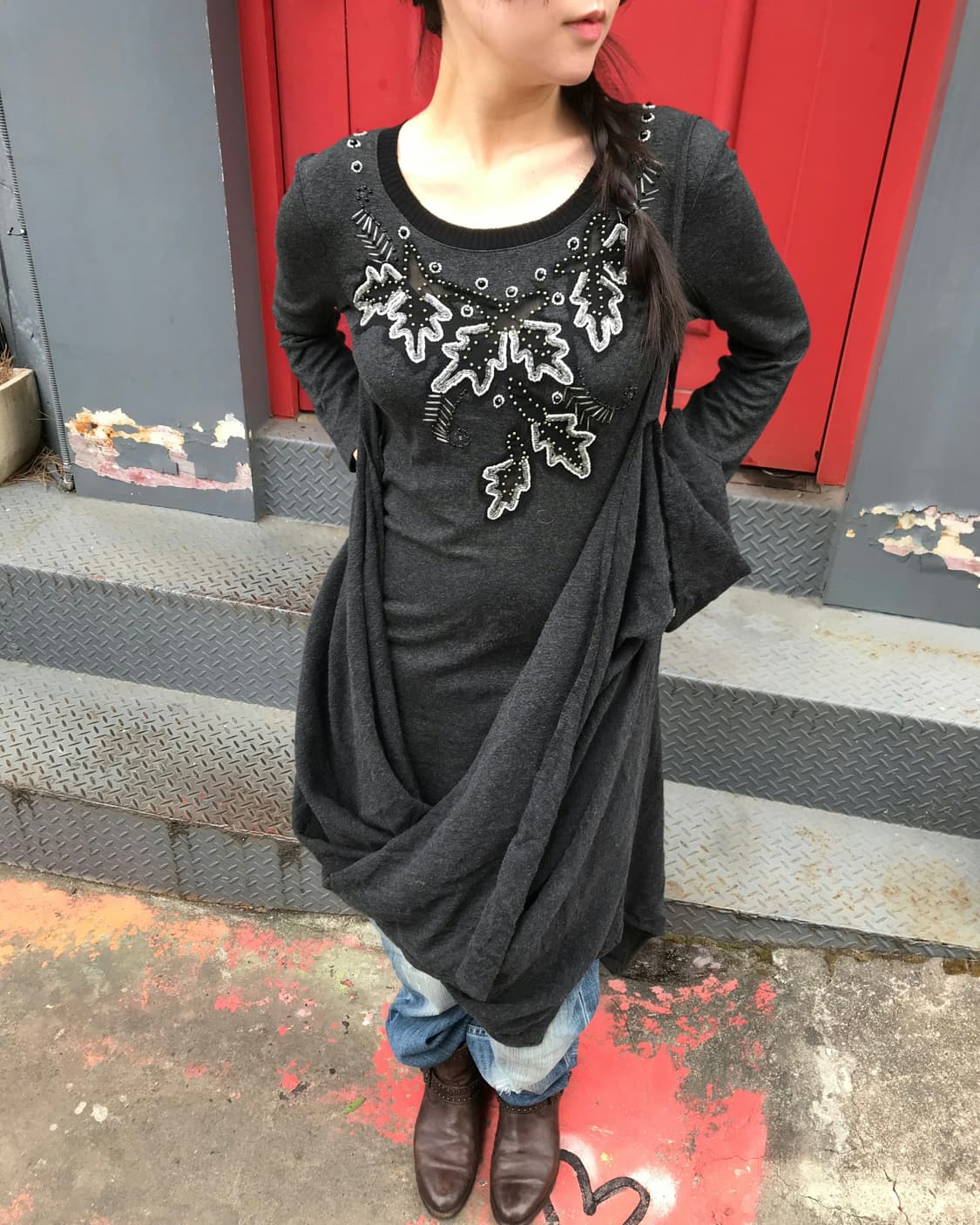 vintage wrap one-piece 상품이미지5