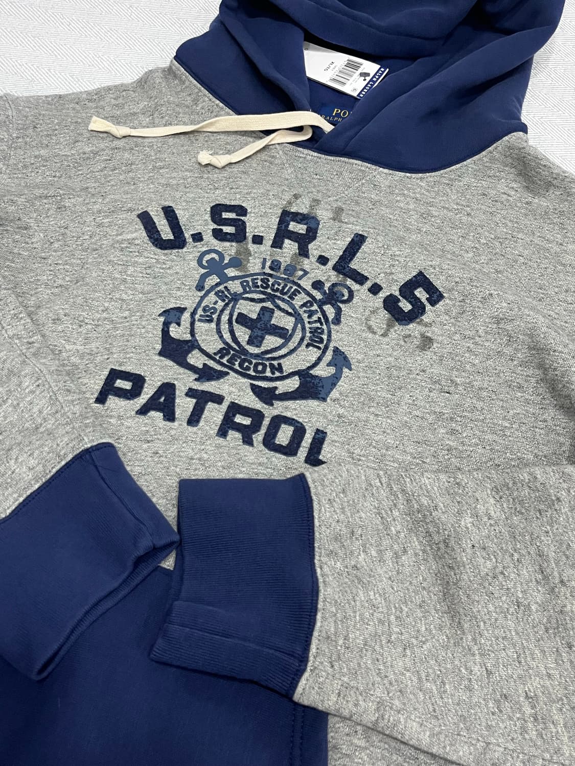 새상품 폴로랄프로렌 USRLS 기모 후드티 XL 상품이미지10