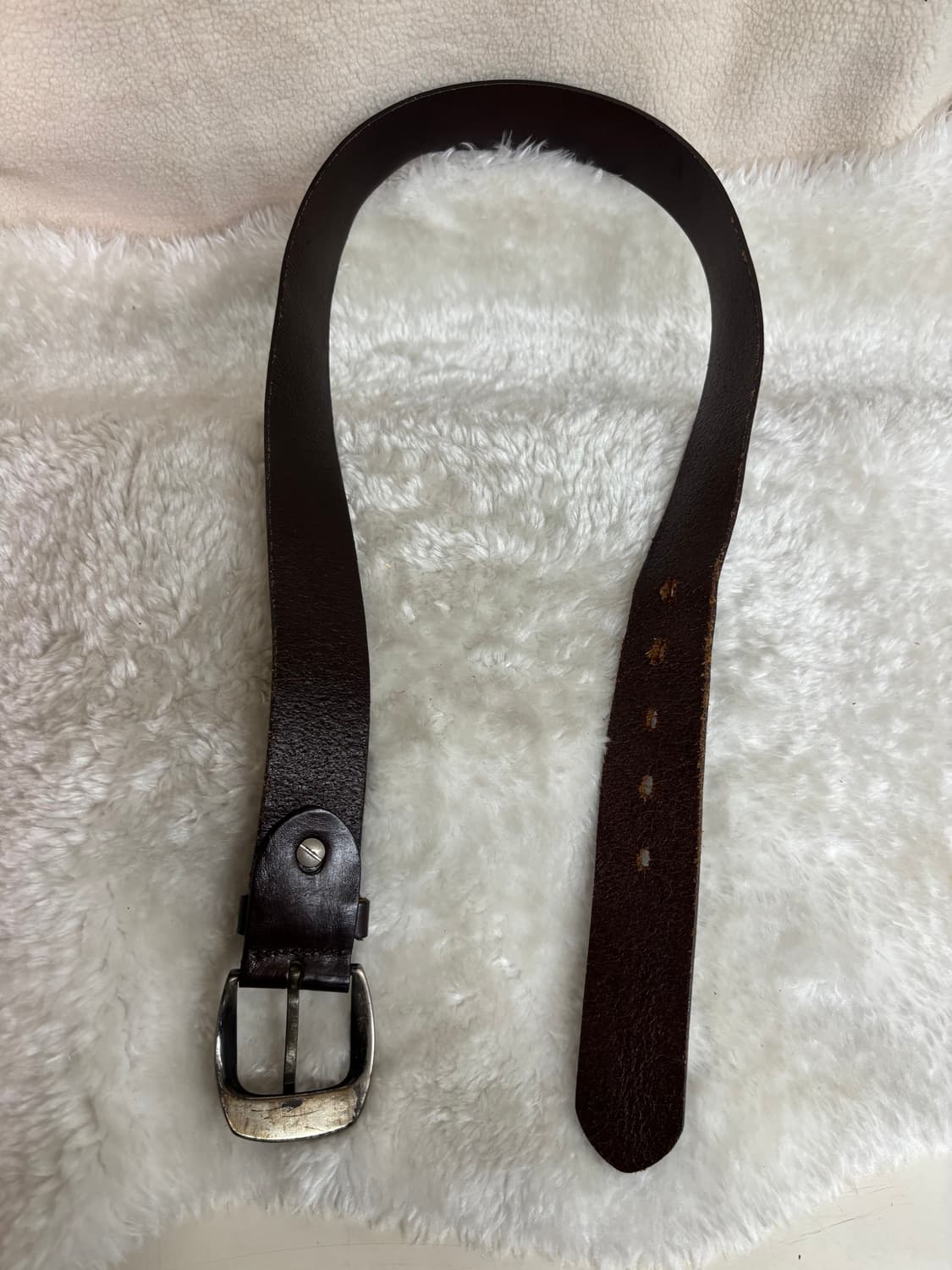 디젤(Diesel)빈티지 가죽 벨트 상품이미지2