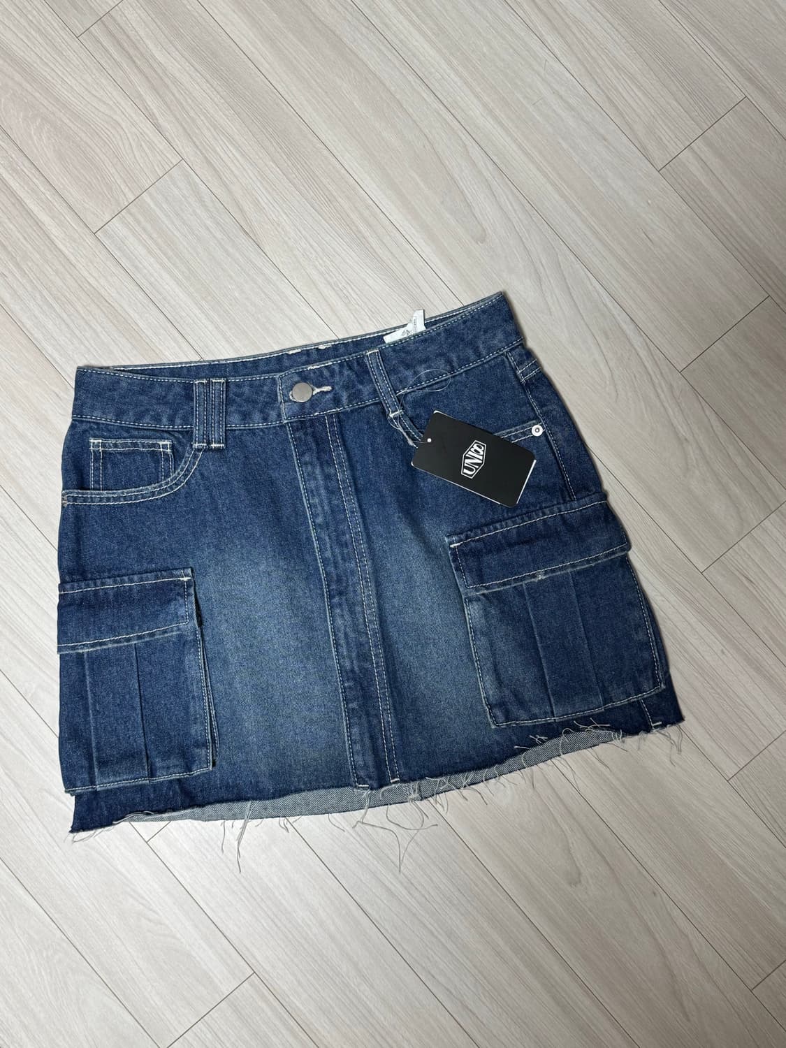 에잇세컨즈 빈티지 데님 스커트 상품이미지4
