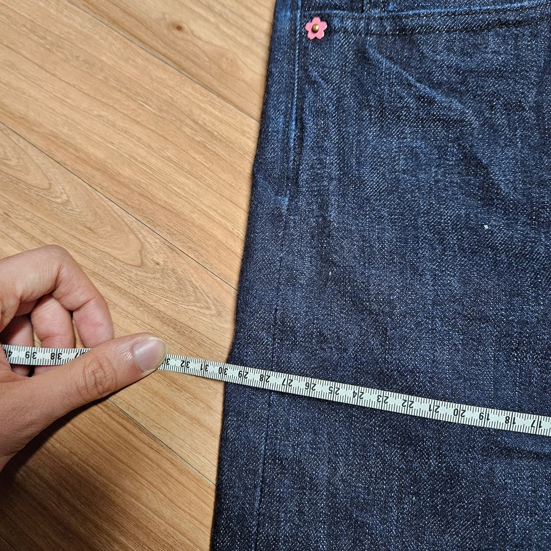 캐피탈 14온즈 데님 TH 스트레이트 인디고 상품이미지8