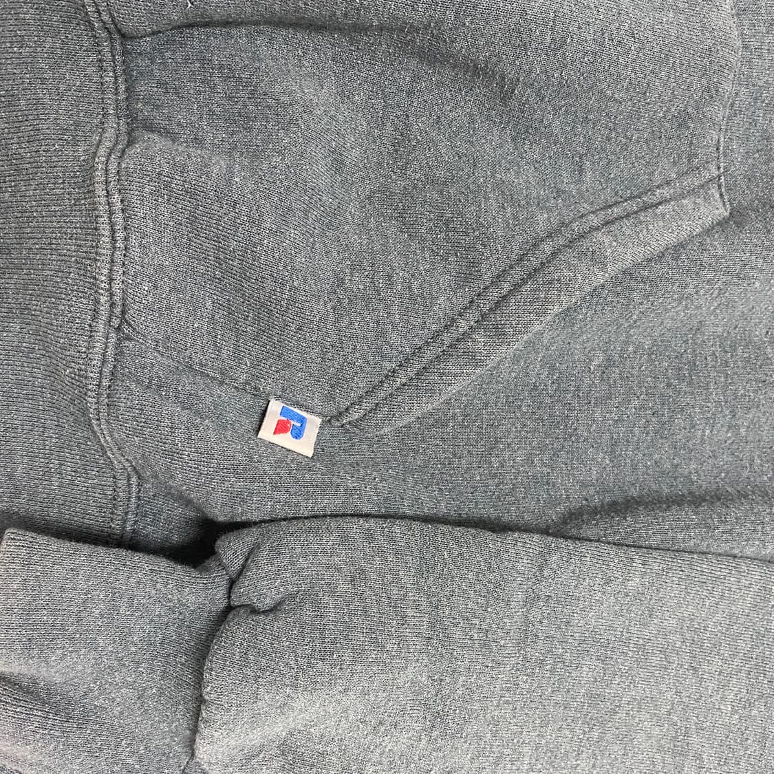 90년대 러셀 에슬레틱 후드집업 페이디드 틸 그린  상품이미지2