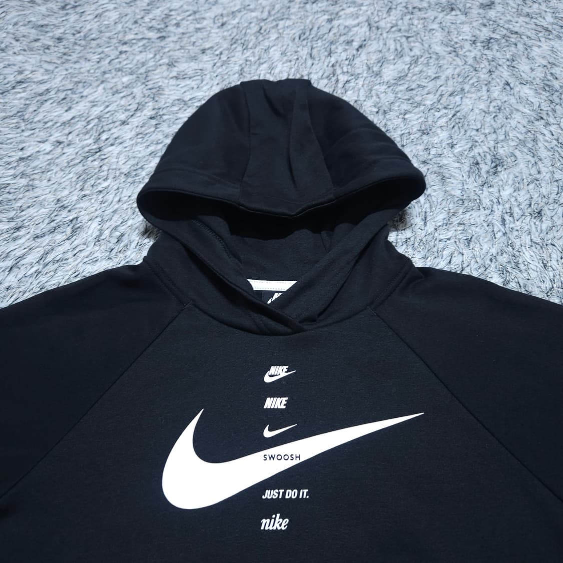 나이키) M 여자 스우시 크롭 후드티셔츠 / 왕눈이샵 상품이미지3