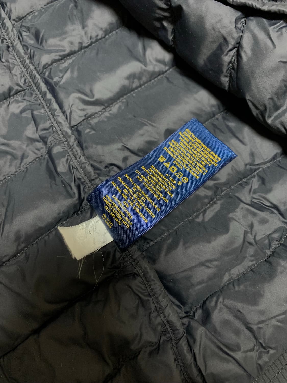 폴로 경량패딩 블랙 상품이미지6