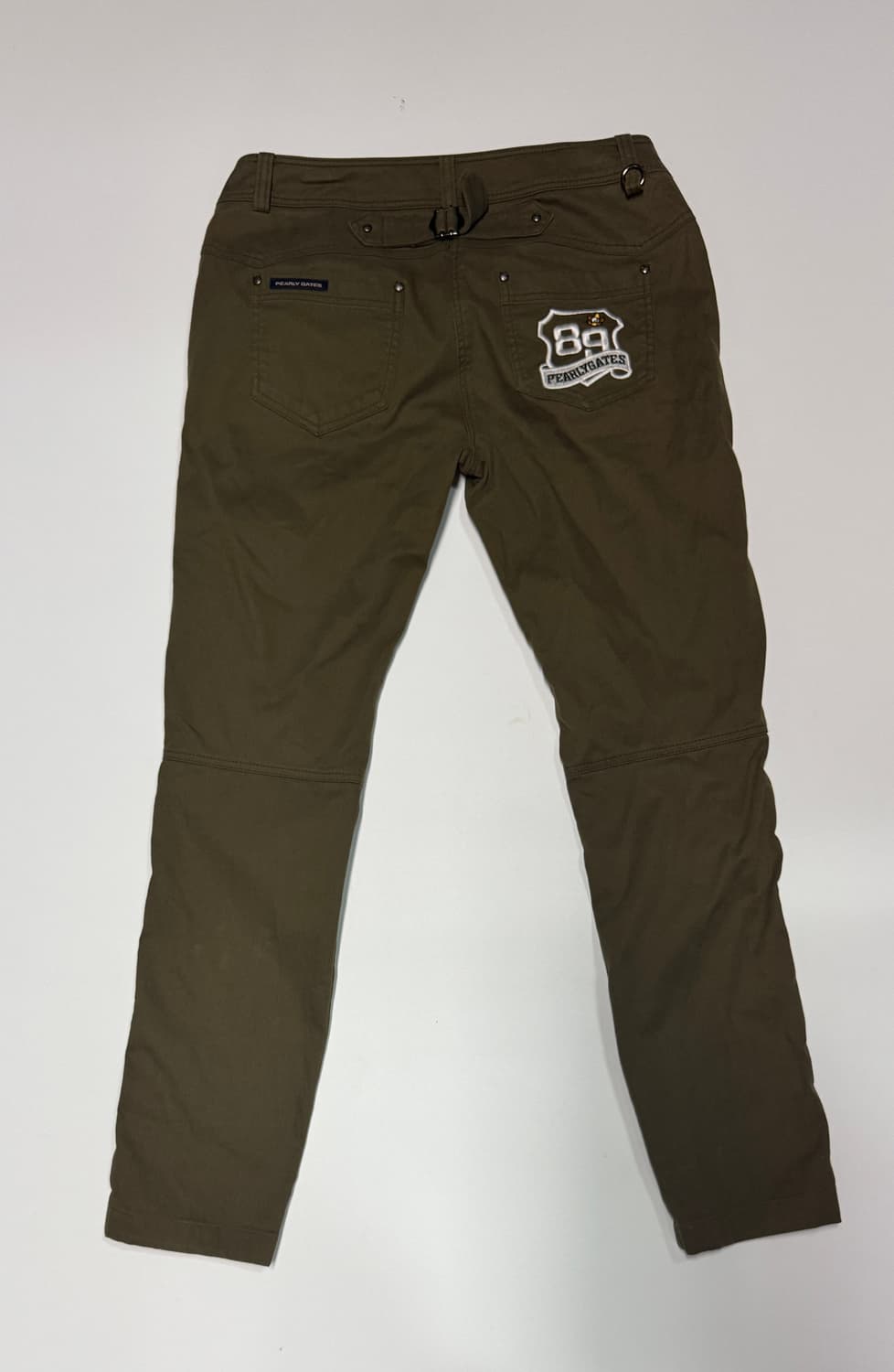 여성 파리게이츠 골프 빈티지 카키 기능성 면바지 상품이미지2