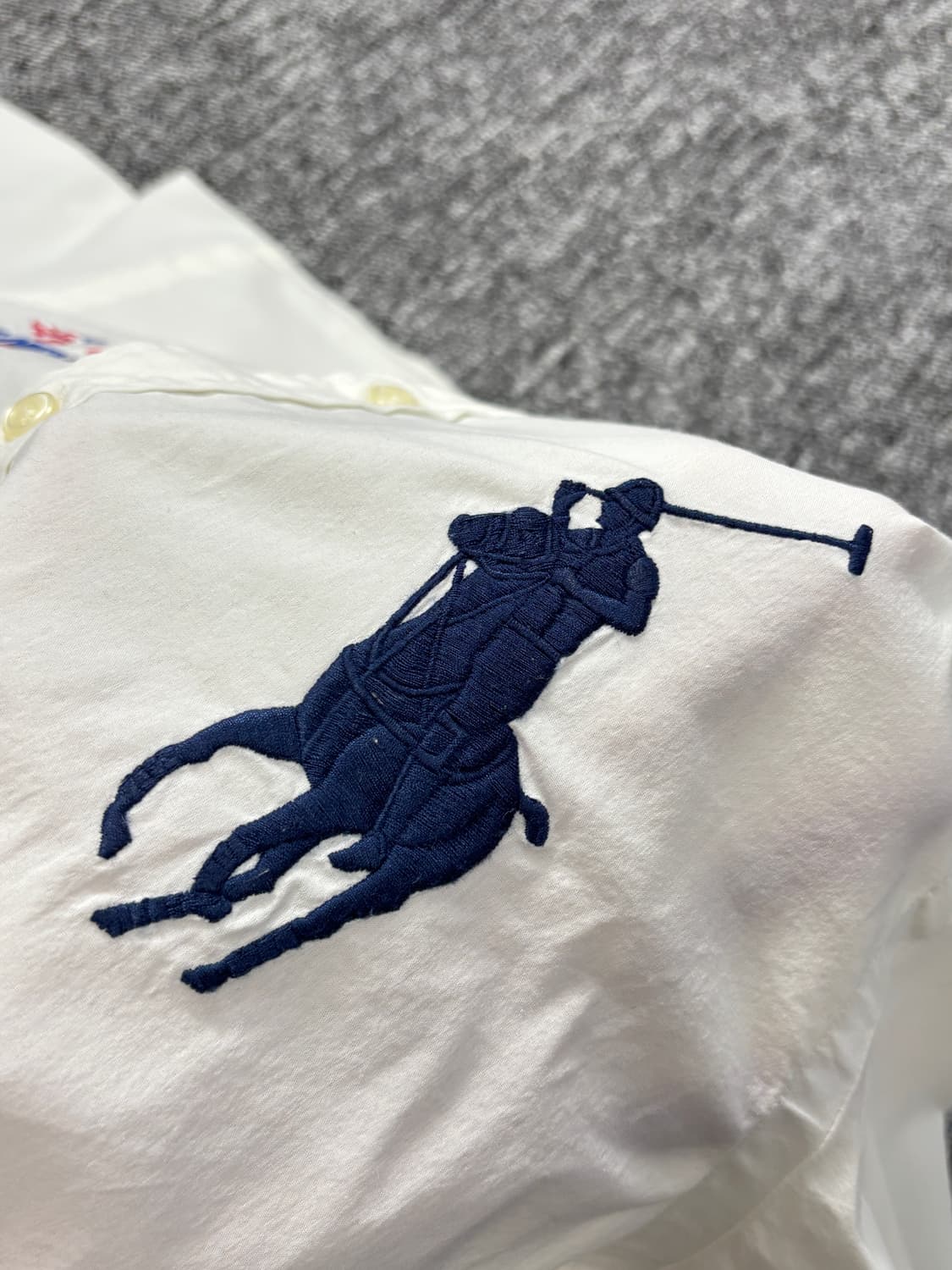 폴로 랄프로렌 빅포니 US OPEN 에디션 화이트 셔츠 S 상품이미지4