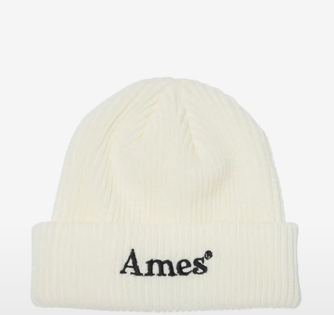 Ames worldwide 베이직 로고 비니 화이트 상품이미지1