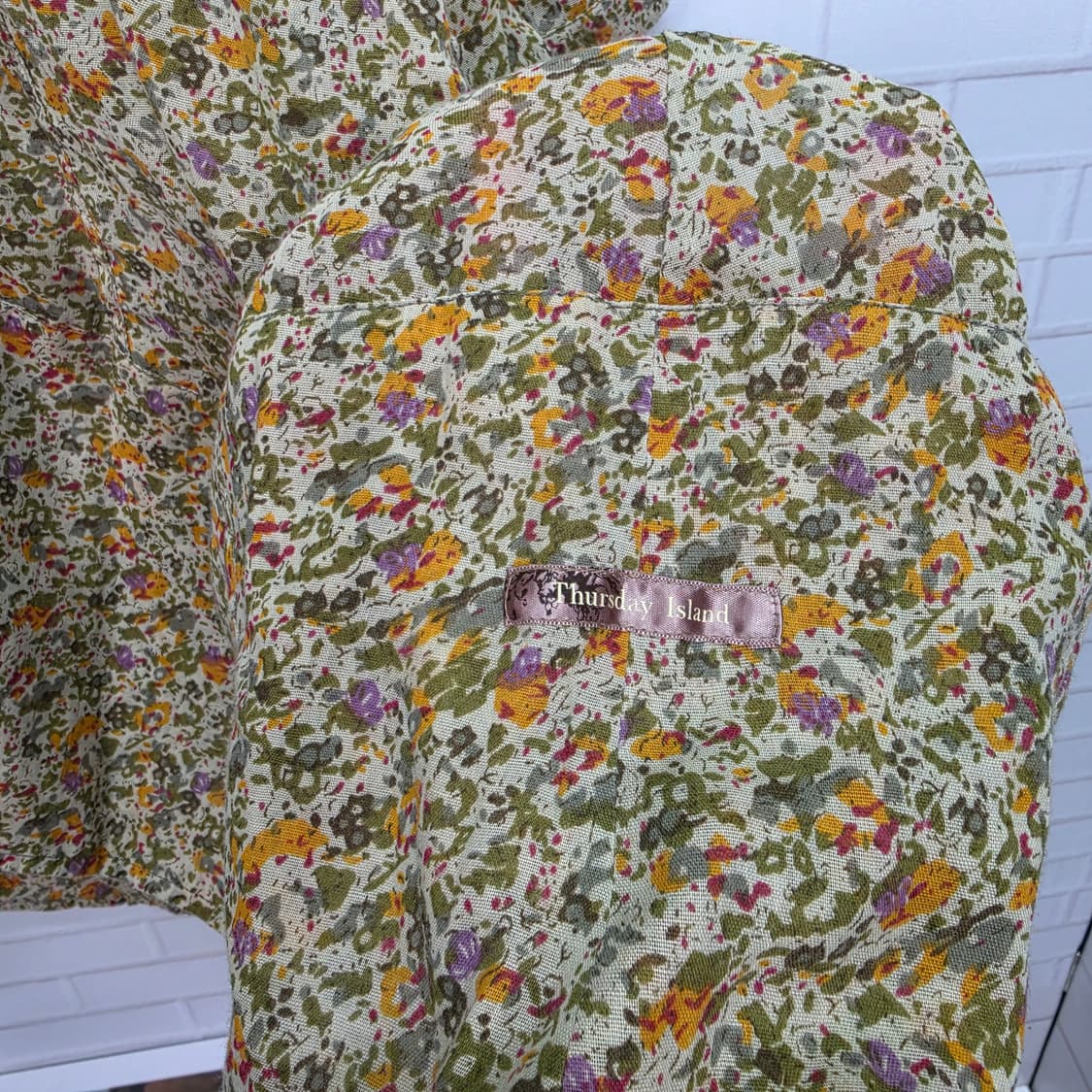 써스데아일랜 잔 꽃무늬 미디 원피스 90(M)사이즈 상품이미지6