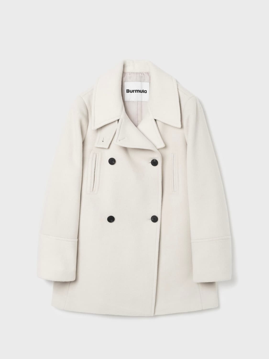 버뮬라 울 피코트 아이보리 상품이미지1