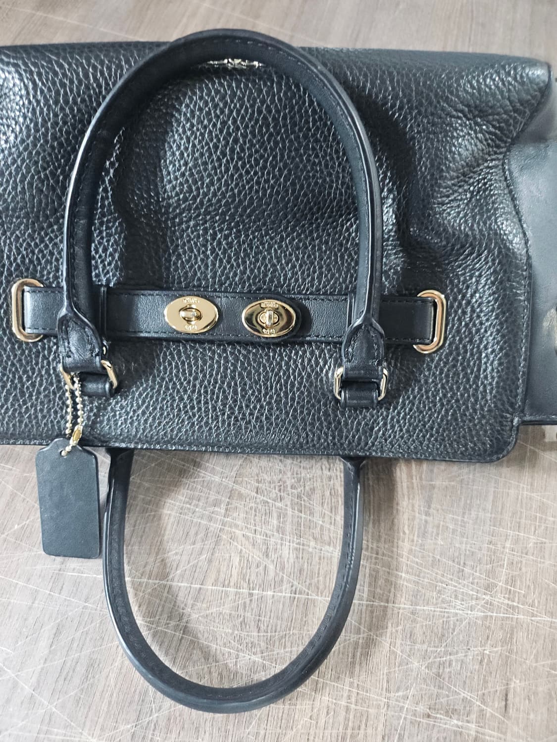 코치 스웨거 27 인 페블 레더 크로스  토드백 상품이미지7