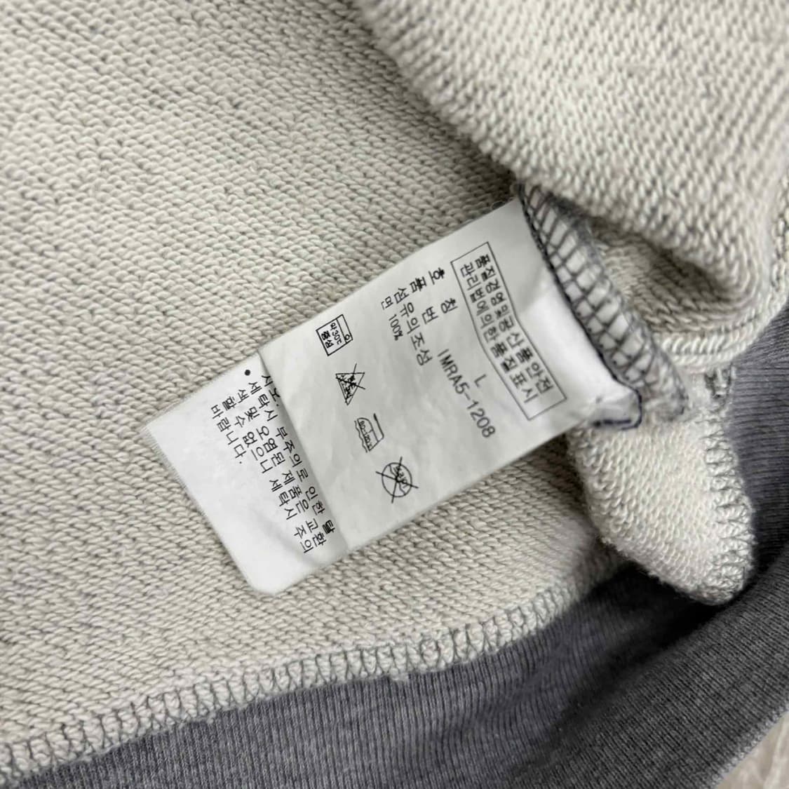 폴로 랄프로렌 진스 그레이 RL 스웨트셔츠 후드티(L) 상품이미지4