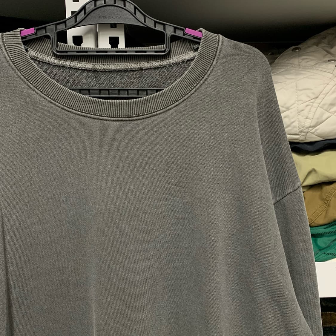 [XL] VTG 가먼트다잉 맨투맨 스웻셔츠 상품이미지1