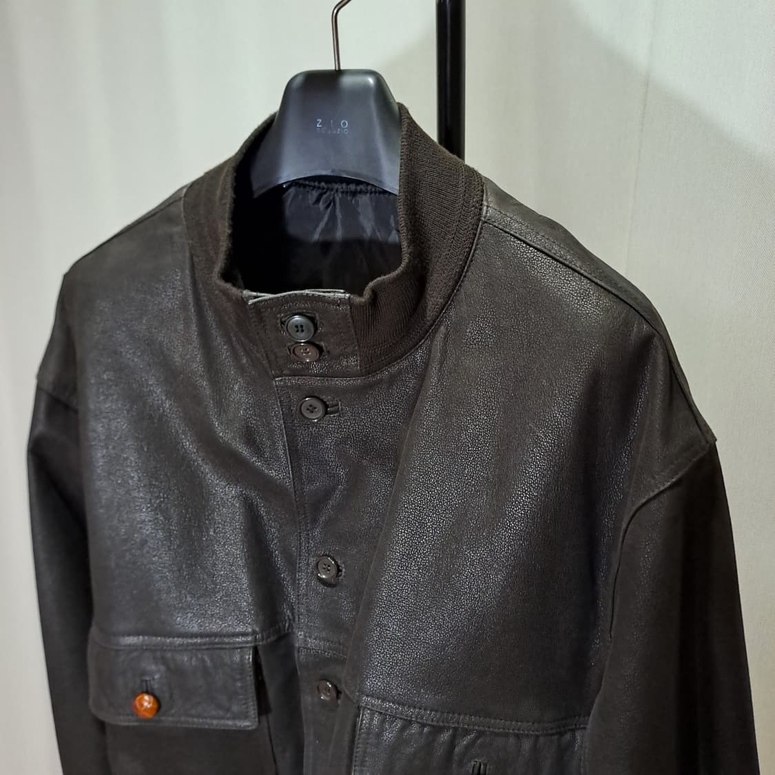 (택포) 메드 인 이태리 A-1 고트스킨 자켓 52 B334 상품이미지2