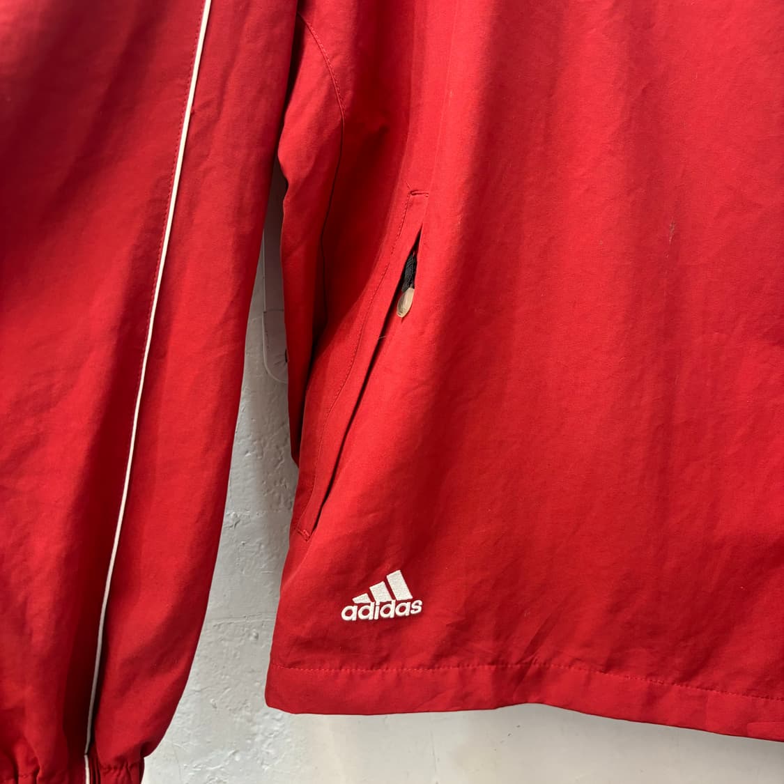 00s 아디다스 올드스쿨 아노락 바람막이 자켓 2XL 상품이미지5