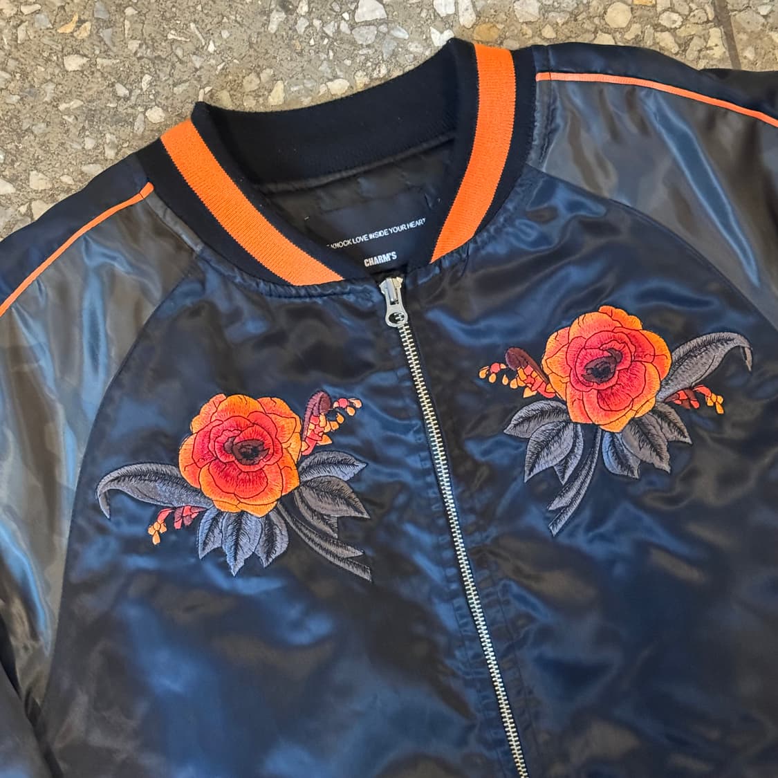 참스 꽃 자수 스카잔 상품이미지3