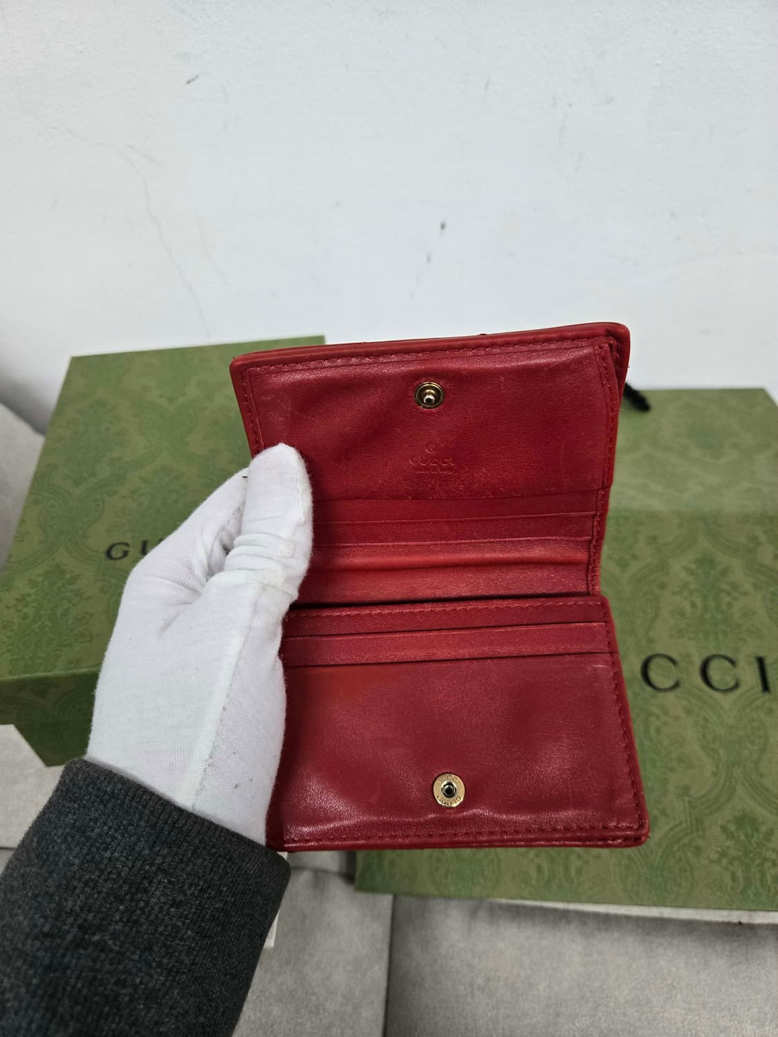 [보증서 정품] 구찌 마몽 반지갑 상품이미지1