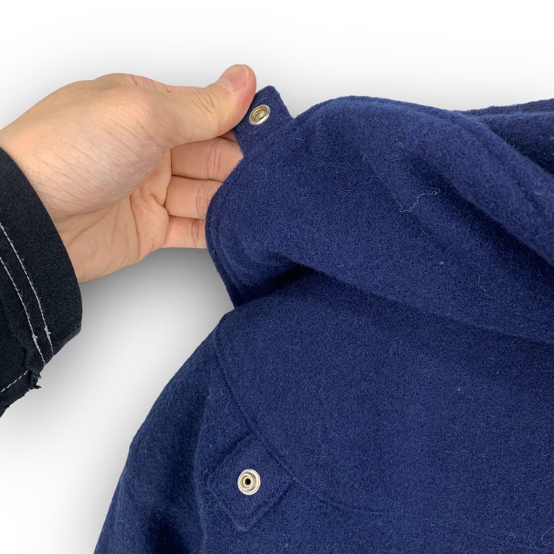 90’s 마리떼프랑소와저버 디테일 울 봄버자켓 상품이미지6